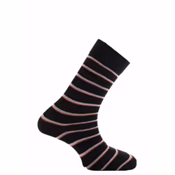 Horizon - Chaussettes rayées - Homme (Marine/Blanc/Vert/Bordeaux)