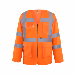 Yoko Executive - Veste de sécurité haute visibilité à manches longues - Homme (Orange haute visibilité)