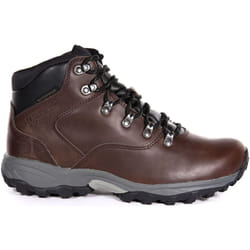 Regatta Great Outdoors Bainsford - Chaussures de randonnée en cuir imperméables - Homme (Marron)