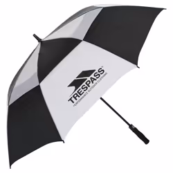 Trespass Catterick - Parapluie automatique (Noir/Blanc)