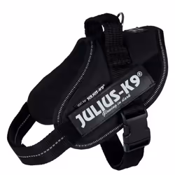 Harnais pour chien - TRIXIE - Julius-K9 IDC - Mini - Ergonomique - Sangles ajustables - Noir