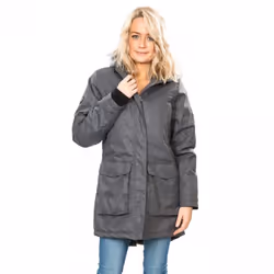 Trespass - Veste THUNDERY - Femme (Noir/ Gris)