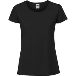 Fruit Of The Loom - T-shirt ajusté - Femmes (Noir)