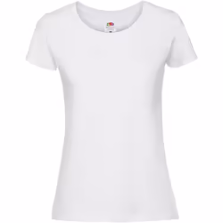 Fruit Of The Loom - T-shirt ajusté - Femmes (Blanc)