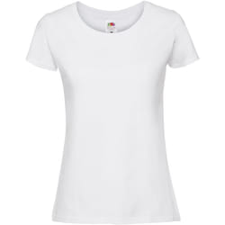 Fruit Of The Loom - T-shirt ajusté - Femmes (Blanc)