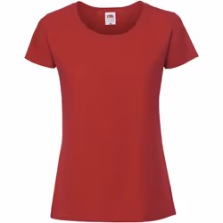 Fruit Of The Loom - T-shirt ajusté - Femmes (Rouge)
