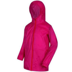 Veste de cabaret junior - Regatta - Rose - Respirante et imperméable - Idéale pour la randonnée et le camping