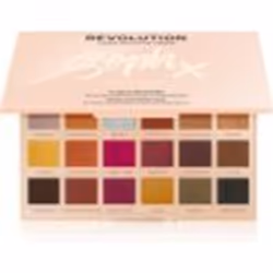 La palette de fards à paupières Makeup Revolution Soph X Extra Spice combine 18 teintes mates à étincelantes qui vous permett ...