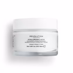 Revolution Beauty Hyaluronic Acid Hydrating Sleeping Mask 50ml, Masque de nettoyage, Femmes, Hydratant, Pot, Aqua/Water/Eau, ...