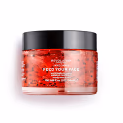 Revolution Beauty Skincare x Jake Jamie Watermelon Hydrating Face Mask 50ml, Masque de nettoyage, Unisexe, Hydratant, Pot, Gl ...