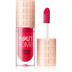 Makeup Revolution Pout Bomb teinte Cherry Sheer Red 4,6 ml