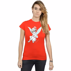 Disney - T-shirt FAIRY - Femme (Rouge)