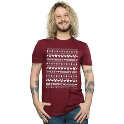 Disney - T-shirt - Homme (Bordeaux)