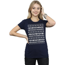 Disney - T-shirt - Femme (Bleu marine)
