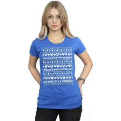 Disney - T-shirt - Femme (Bleu roi)