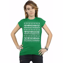 Disney - T-shirt - Femme (Vert vif)