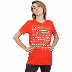 Disney - T-shirt - Femme (Rouge)