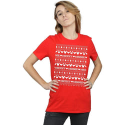 Disney - T-shirt - Femme (Rouge)