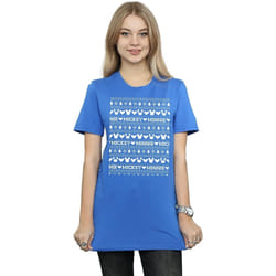 Disney - T-shirt - Femme (Bleu roi)