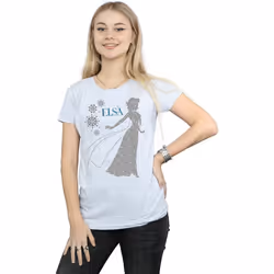 Disney - T-shirt FROZEN - Femme (Gris chiné)