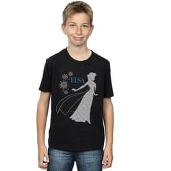 Disney - T-shirt FROZEN - Garçon (Noir)