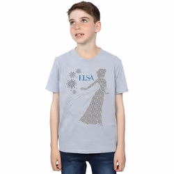Disney - T-shirt FROZEN - Garçon (Gris chiné)