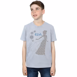 Disney - T-shirt FROZEN - Garçon (Gris chiné)
