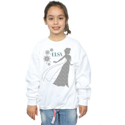 Disney - Sweat FROZEN - Fille (Blanc)