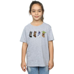 Star Wars - T-shirt - Fille (Gris chiné)