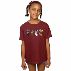 Star Wars - T-shirt - Fille (Bordeaux)