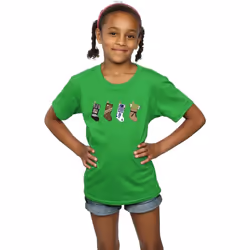 Star Wars - T-shirt - Fille (Vert vif)
