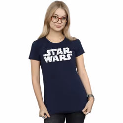 Star Wars - T-shirt - Femme (Bleu marine)