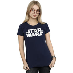 Star Wars - T-shirt - Femme (Bleu marine)