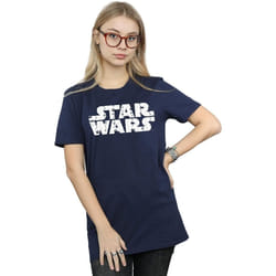 Star Wars - T-shirt - Femme (Bleu marine)