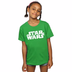 Star Wars - T-shirt - Fille (Vert vif)