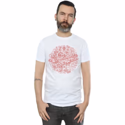 Star Wars - T-shirt DEATH STAR - Homme (Blanc)