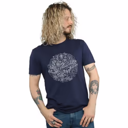 Star Wars - T-shirt DEATH STAR - Homme (Bleu marine)