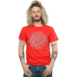 Star Wars - T-shirt DEATH STAR - Homme (Rouge)