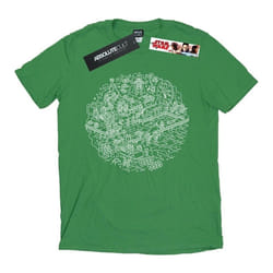 Star Wars - T-shirt DEATH STAR - Homme (Vert vif)