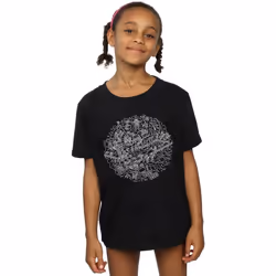 Star Wars - T-shirt DEATH STAR - Fille (Noir)