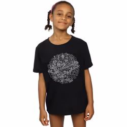 Star Wars - T-shirt DEATH STAR - Fille (Noir)