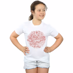Star Wars - T-shirt DEATH STAR - Fille (Blanc)