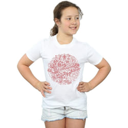 Star Wars - T-shirt DEATH STAR - Fille (Blanc)