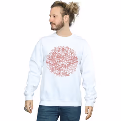 Star Wars - Sweat DEATH STAR - Homme (Blanc)