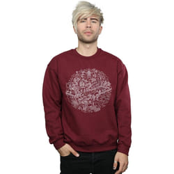 Star Wars - Sweat DEATH STAR - Homme (Bordeaux)