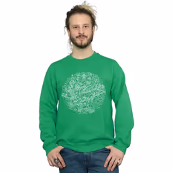 Star Wars - Sweat DEATH STAR - Homme (Vert vif)