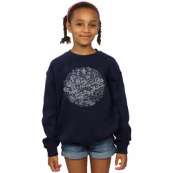 Star Wars - Sweat DEATH STAR - Fille (Bleu marine)