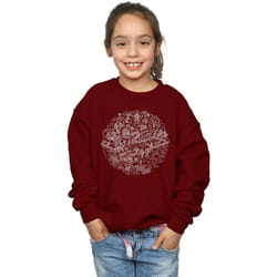 Star Wars - Sweat DEATH STAR - Fille (Bordeaux)