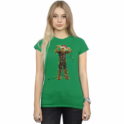 Star Wars - T-shirt - Femme (Vert vif)