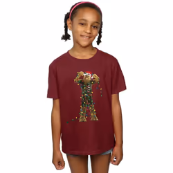 Star Wars - T-shirt - Fille (Bordeaux)